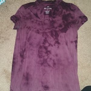 Short sleeve keyhole shirt